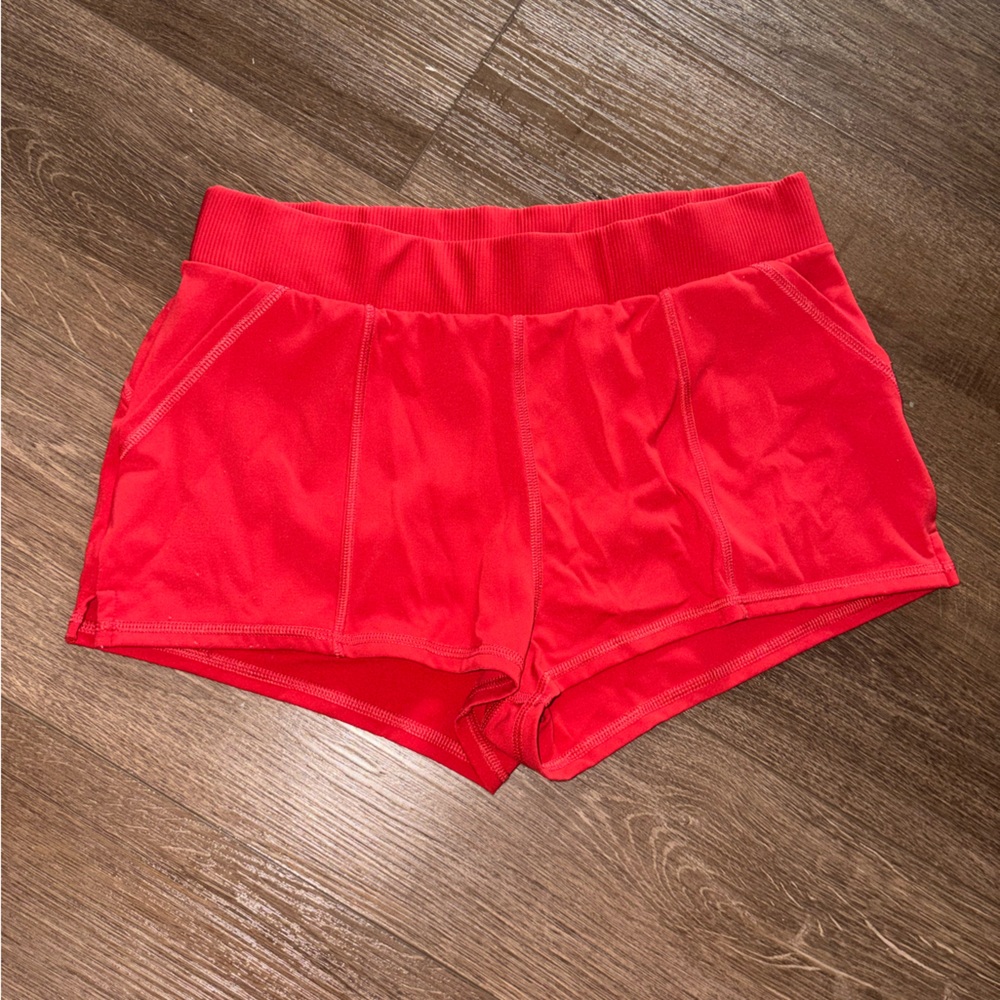 FP Movement by Free People Crimson High-Rise Athletic Shorts